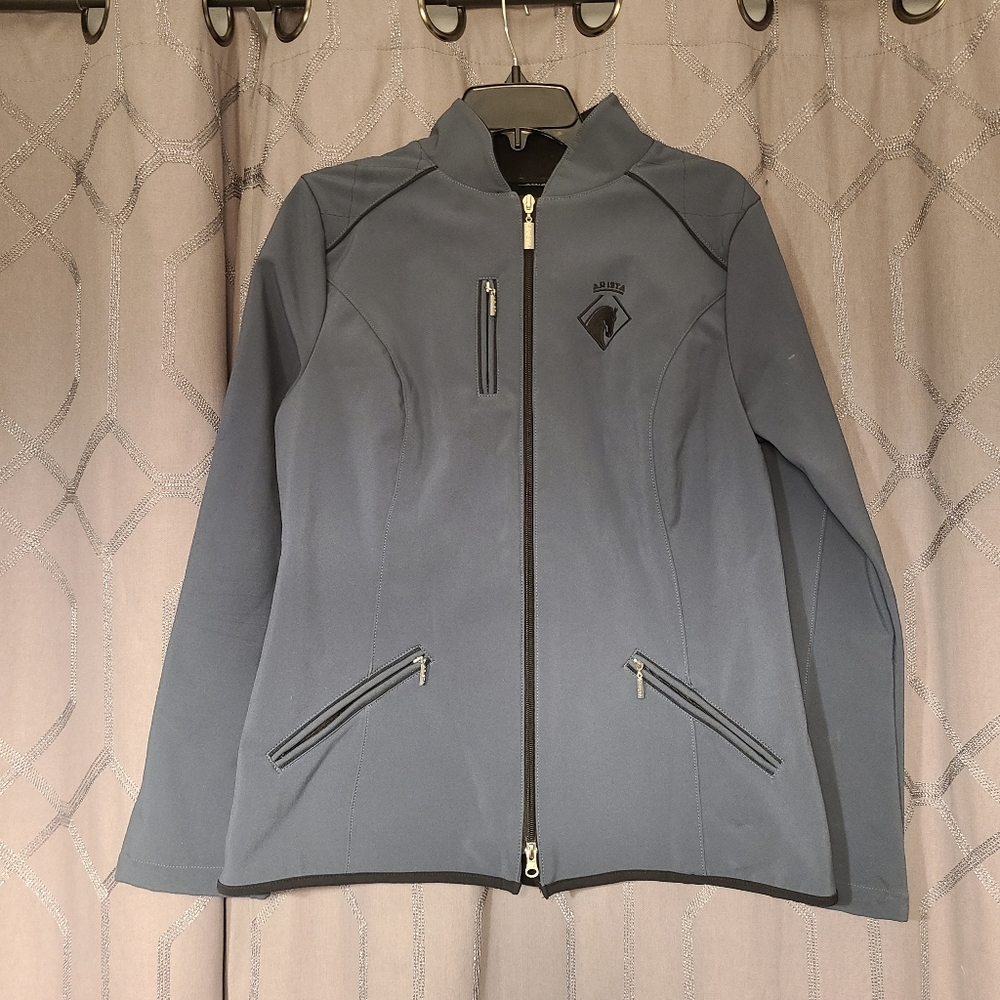 Women’s Slate Gray Zip-Front Jacket